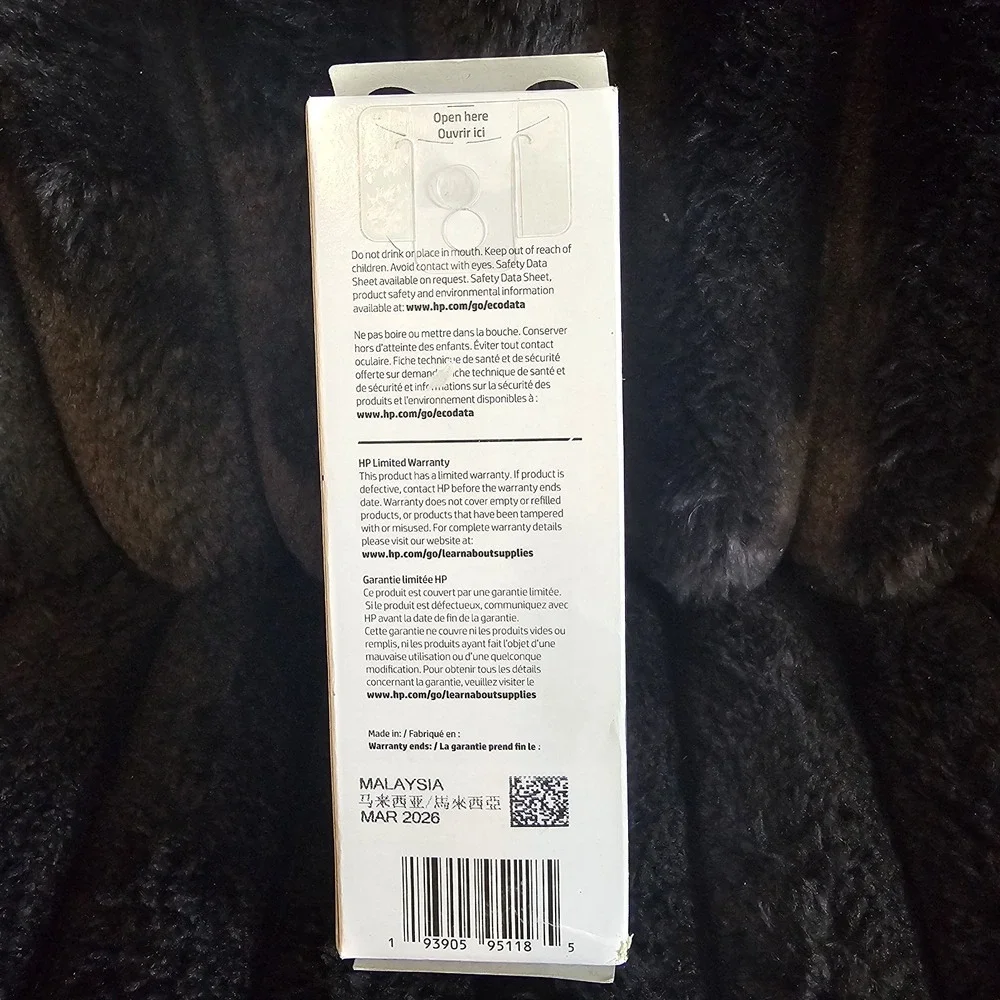 SEALED NEW HP 32XL Black Ink Bottle Exp 3/2026 Original OEM